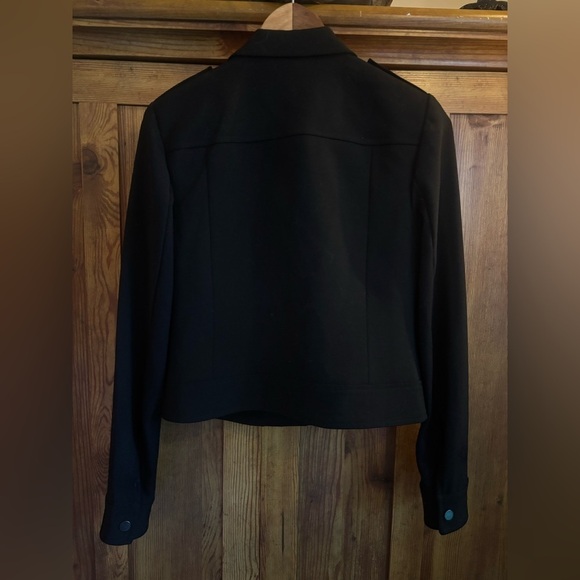 BCBG MAXAZRIA Blazer Rayon Blend ZipUp XS Women’s Like New Condition W/ Pockets - Picture 4 of 12